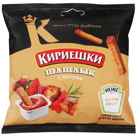 Кириешки (шашлык+соус) 60гр